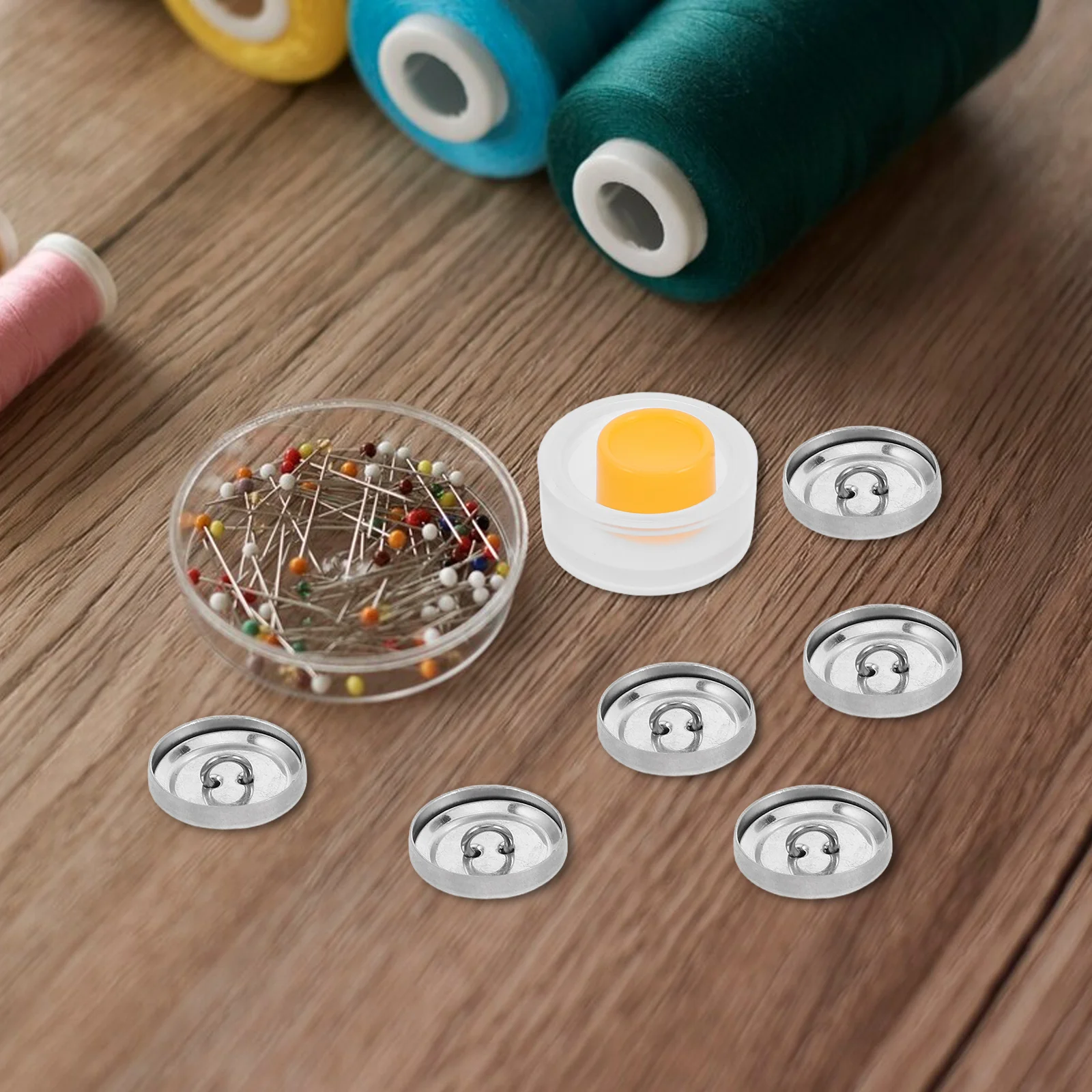 

Button Set Covers for Small Buttons Maker Supplies Making Tools The Fabric Aluminum Kit
