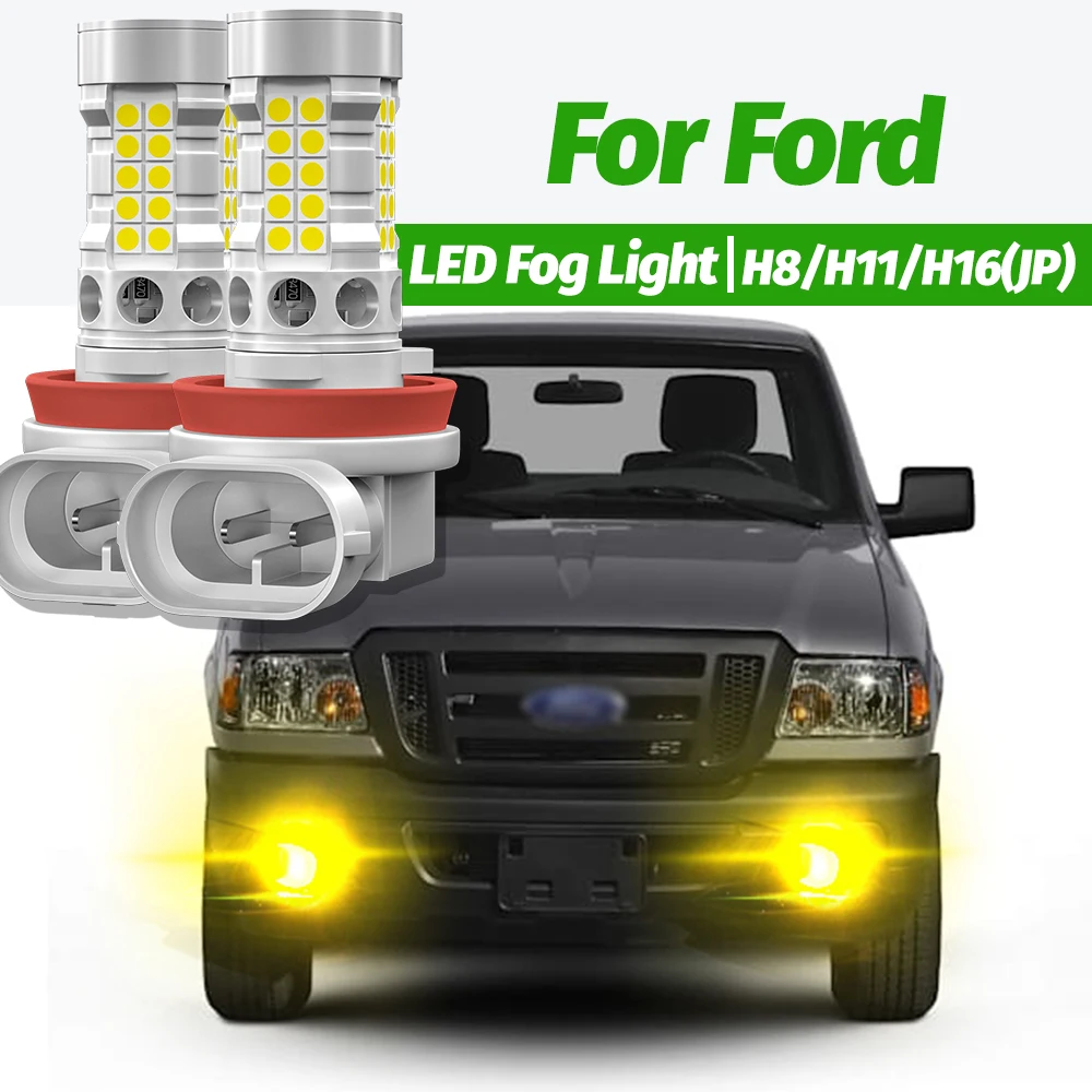2 Stück LED Nebels chein werfer h8 h11 für Ford C-Max Mondeo Fiesta 5 6 7 Fokus 1 2 3 4 Kuga Fusion Ranger Galaxie ka S-Max Escape Explorer