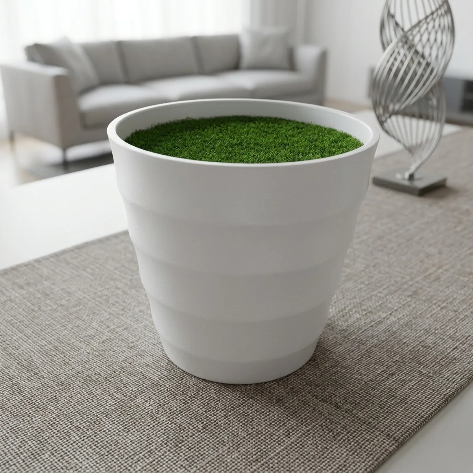 Plastic Lawn Vase with Built-i - Bonsai Garden Restaurant ulasan dan harga