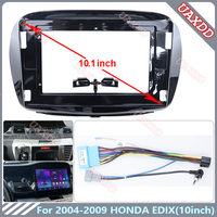For 2004-2009 HONDA Edix FR-V 10.1inch 2 Din Android Stereo Frame Panel Fascia Dashboard Audio Player Screen Video Cable Harness