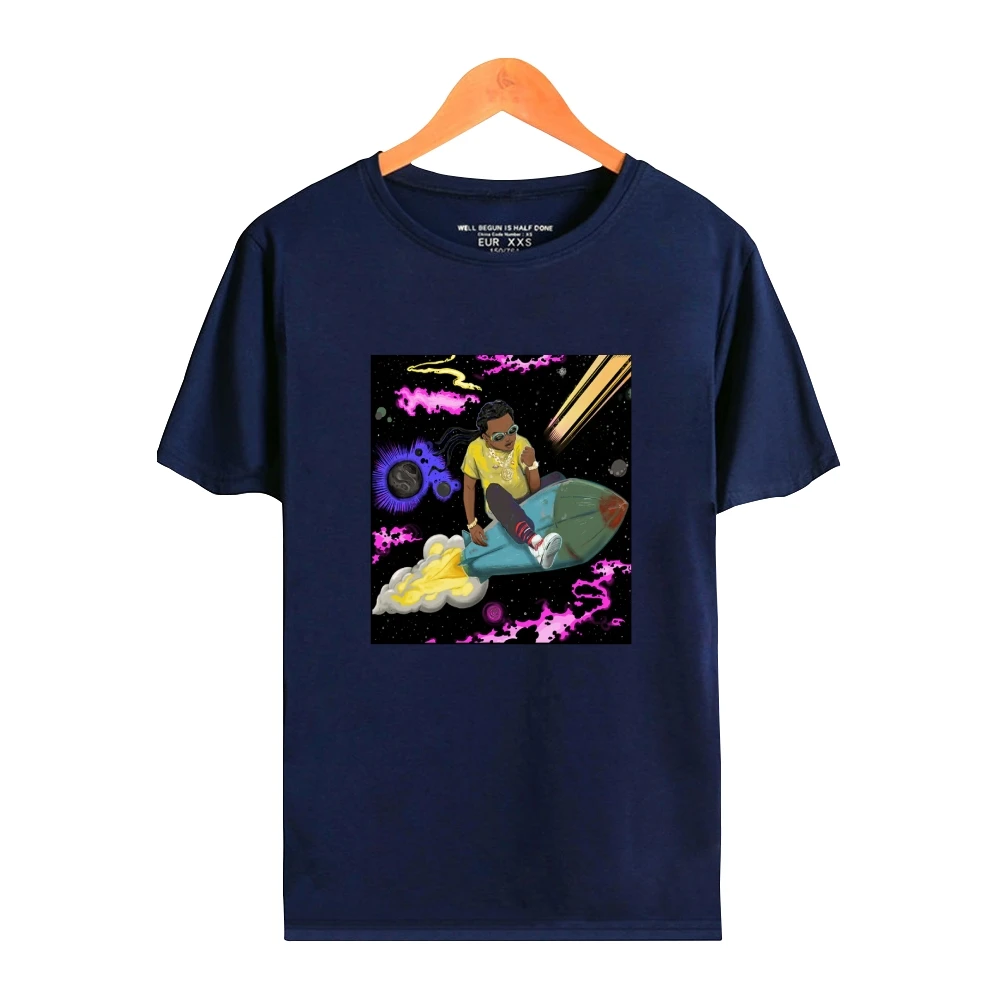 

Rip Takeoff The Last Rocket Digital Album Tshirt Crewneck Short Sleeve Tee Women Men T-shirt Rest in Peace Clothes