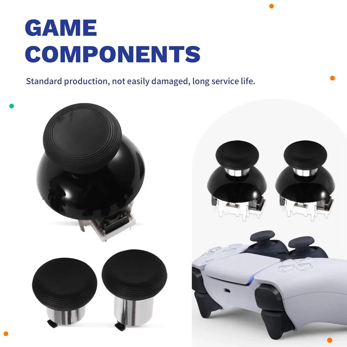 DT81 720° Tension Adjustable TMR Joystick for PS5 Edge Gamepad for Switch Pro Xbox Series Controller Game Accessories