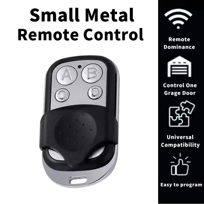 

Universal Copy Clone 4 Button Security Alarm Remote Control Garage Control Shutter Control Copy Code CAME 433 Frequency