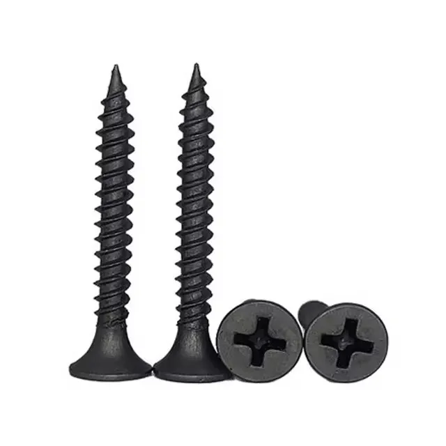 

China Screw Manufacturer Dry Wall Screw Fine Thread Grey / Black Phosphate Drywall Screws