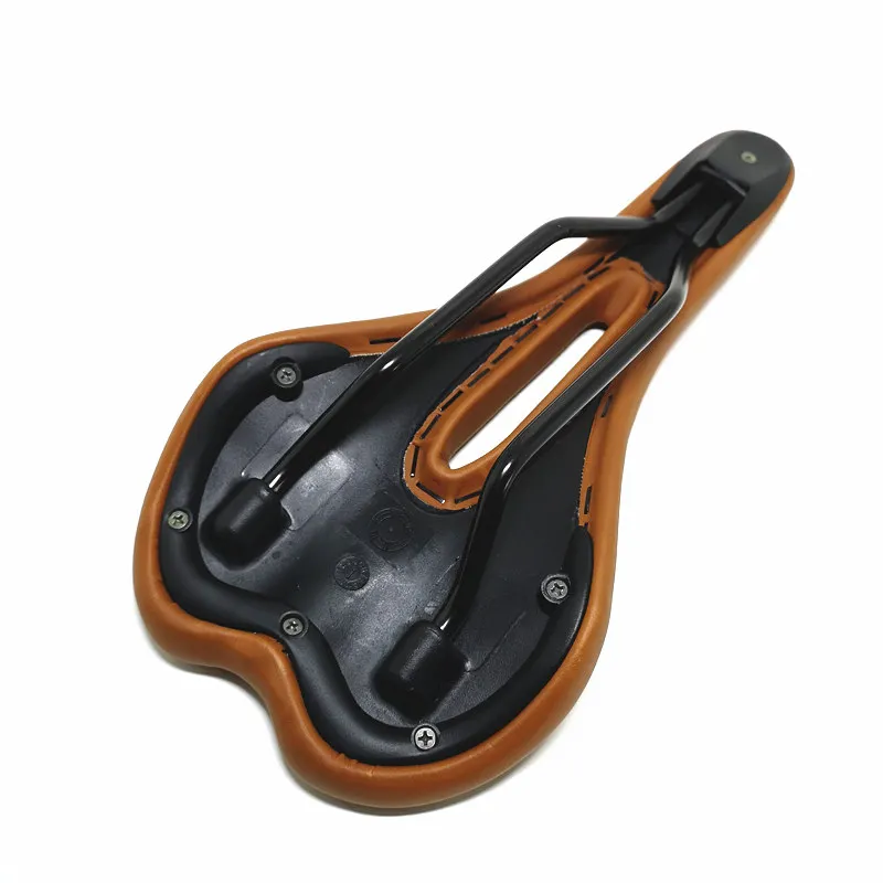 G177 Retro Bicycle Saddle, Mountain Road Folding Bike, Brown Saddle With Spring