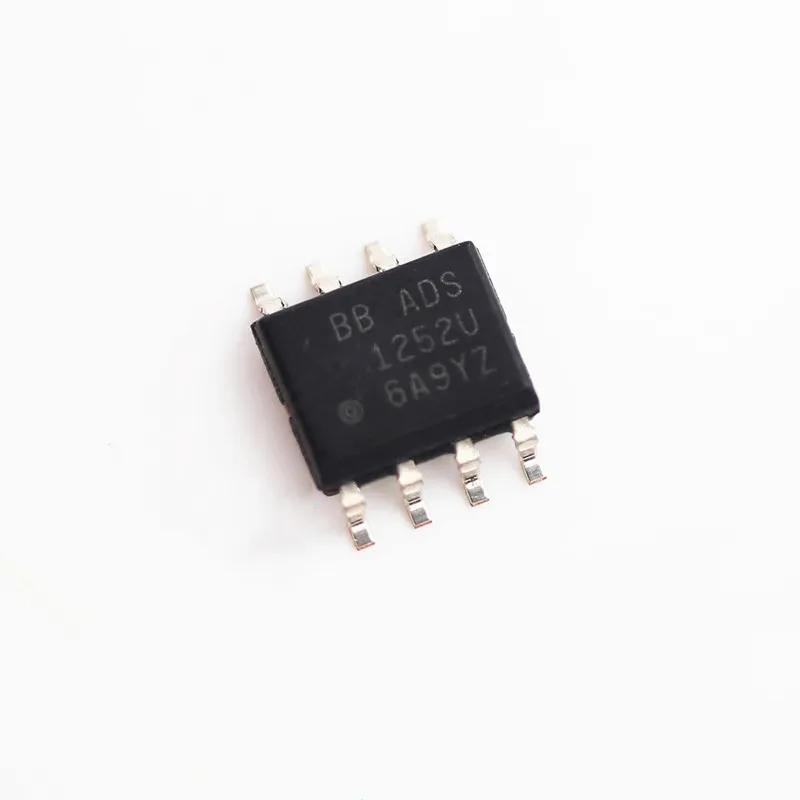 

10pcs/Lot ADS1252U/2K5 SOP-8 ADS1252U Analog to Digital Converters - ADC ResolutionPlus 24-Bit 40kHz