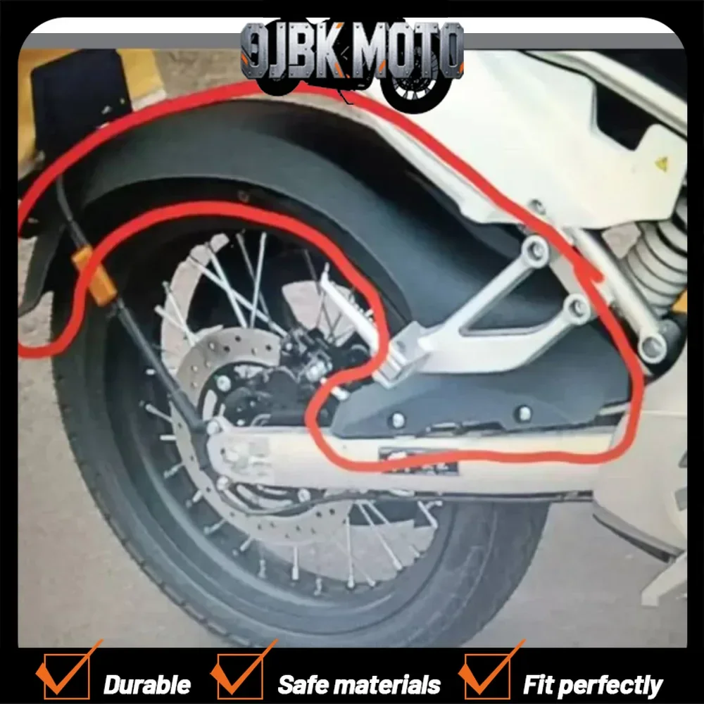 

For SOCO TC MAX customized electric vehicle special original license plate fender rear flat fork fender rear fender assembly