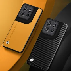 Luxury Leather Phone Case For Motorola Moto Edge 50 Neo S50 5G Protective Cover Matte Silicone Case For Motorola Edge 50 Neo