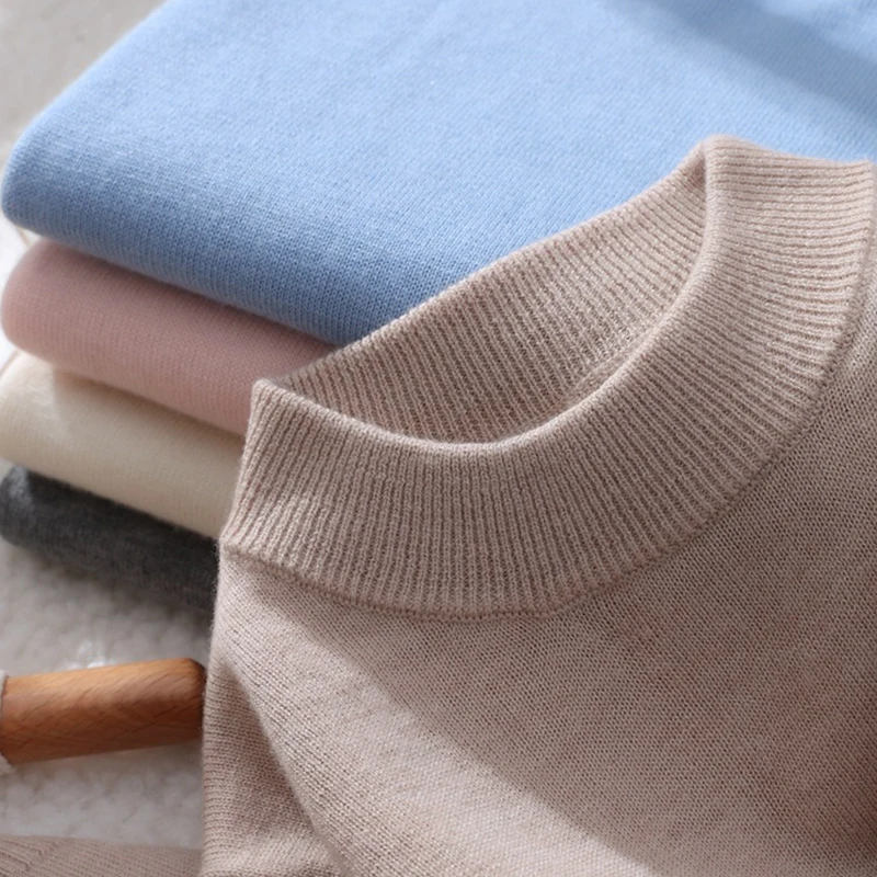 

Boys 100% wool Sweater Quality winter Thickening Kids Cashmere double-layer Warm Girls Pullover Wool Clothes Childrens Sweater