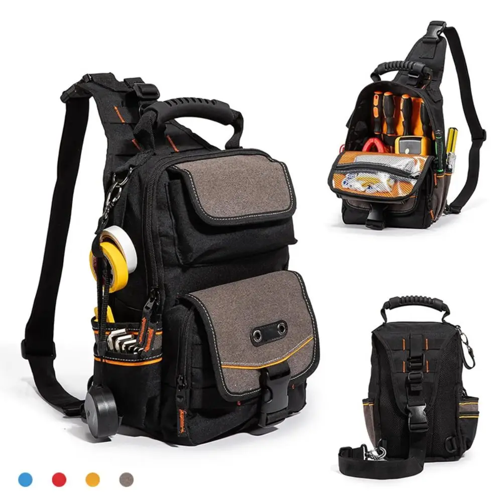 Waterproof Tool Bag Heavy Duty Multi-Pocket Tool Pouch Compact Design Mini Carry Tool Bag For Technician Mechanics Electrician