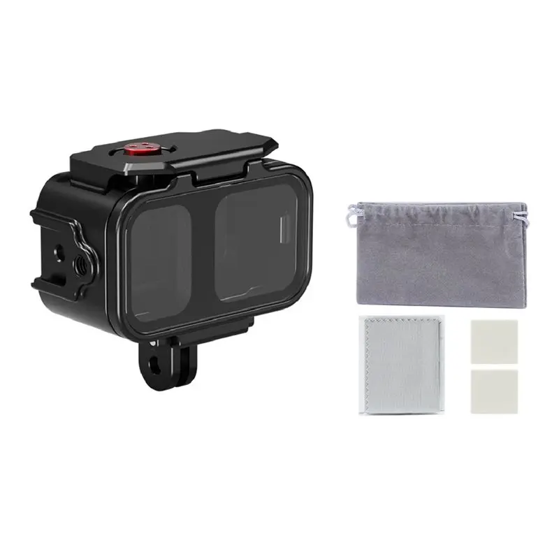 A13E-Waterproof 80M Underwater Protection Case Aluminum Alloy For DJI Osmo Nano Diving Underwater Protective Case