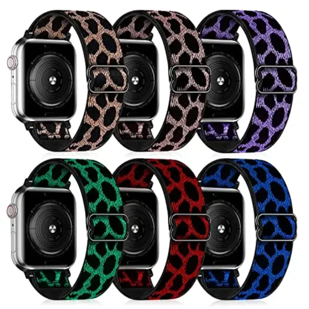 Nylonarmband für Apple Watch Ultra/2 49 mm 10 46 mm 42 mm 9 8 7 45 mm 41 mm atmungsaktives elastisches Armband für iWatch 6 5 4 SE 44 mm 40 mm