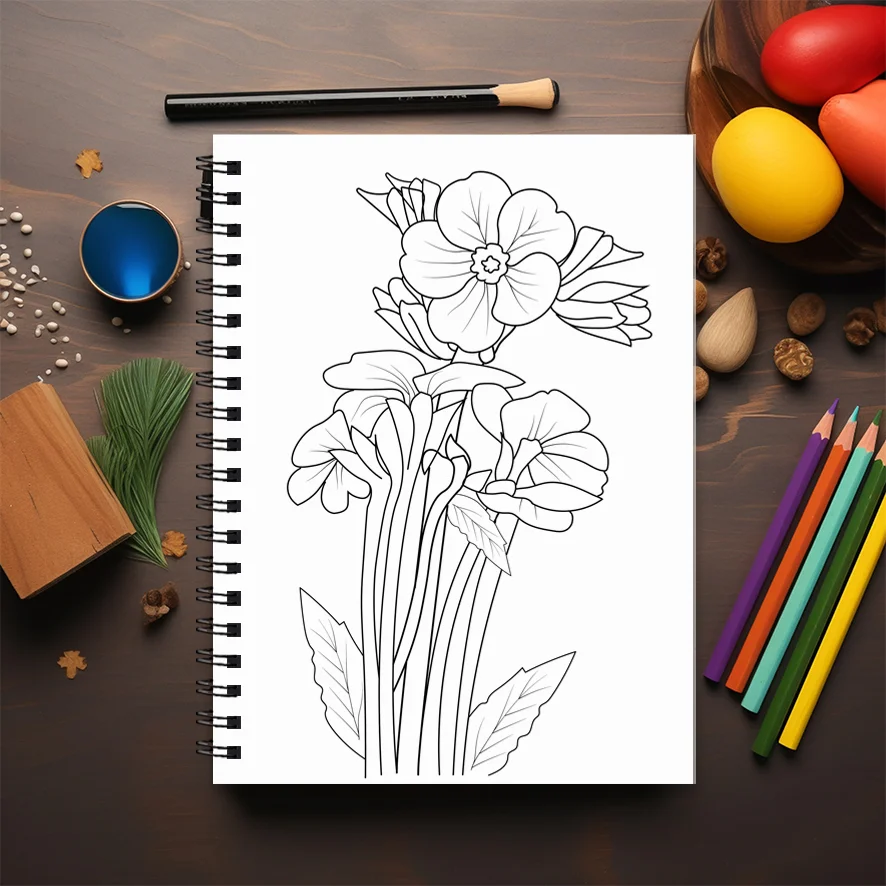 Libro da colorare per fiori pe - Art Book Illustration recensione e prezzo