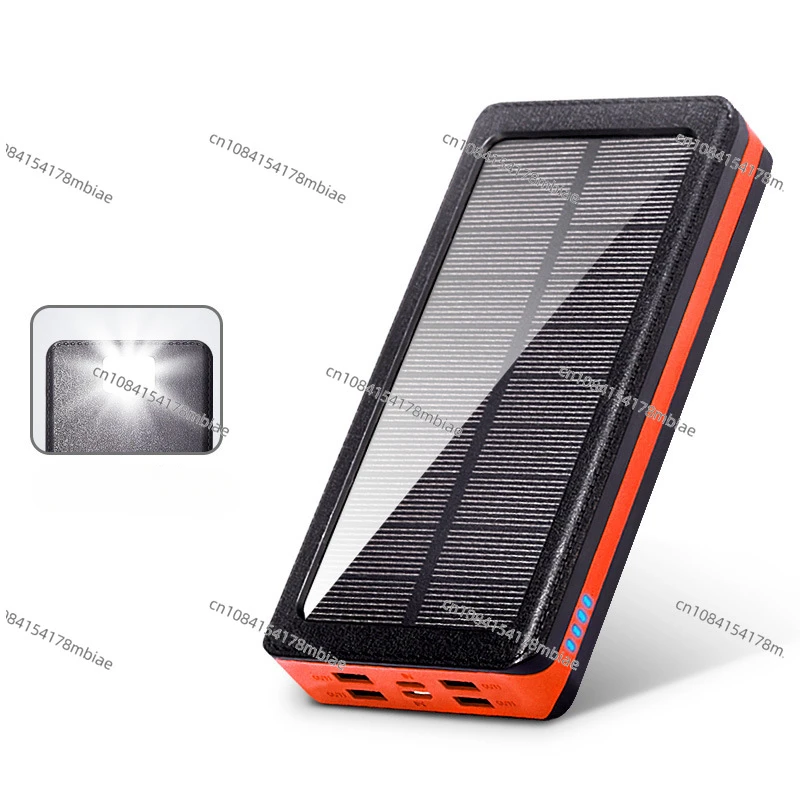 Large Capacity Solar Energy 30000 Mah Charging Treasure Student Site Camping Outdoor Mobile Power