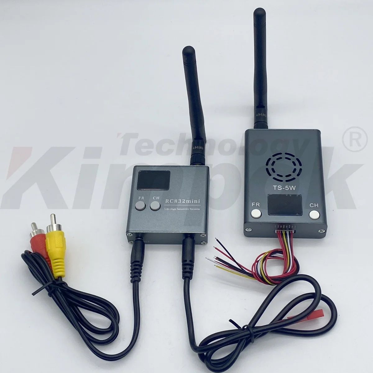 

5.8Ghz 5W Drone FPV VTX VRX Video Transmitter Receiver 5.8G UAV Accessories AV Sender Image Transmission 20km 40CH