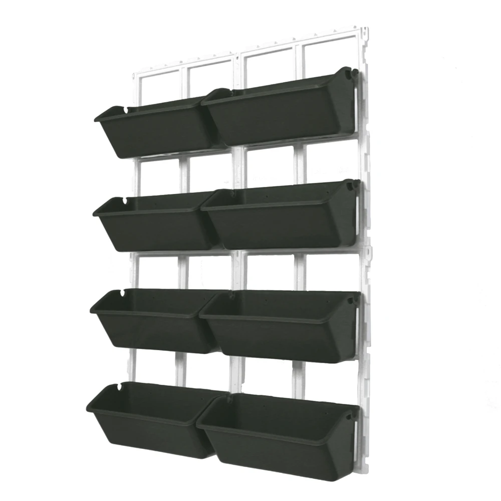 Hangende plantenbakstandaard met schephaken, kabelbinders en bloempotten voor dekken, veranda's, balkons, tuinen Uitstekend laadvermogen