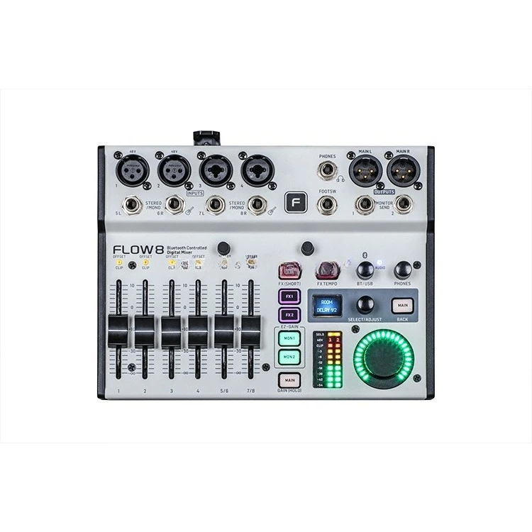 

8 цифровых микшеров, 8-канальный сценический конференц-связь, небольшой портативный с Bluetooth, 8-канальный цифровой микшер