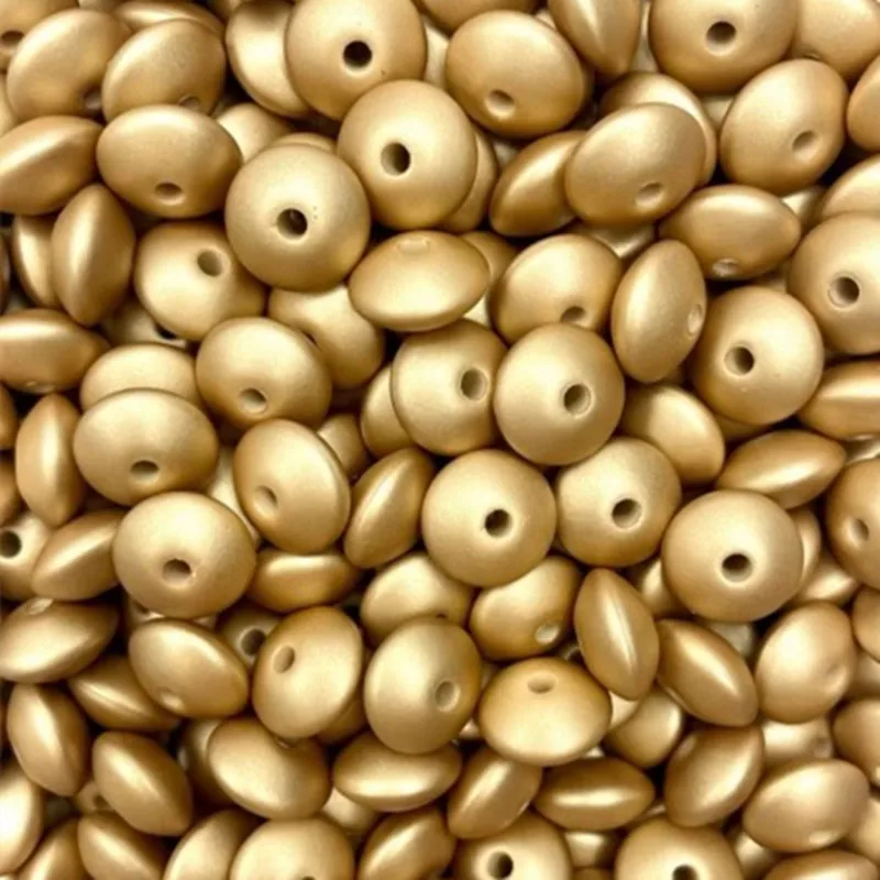 100pcs Lentils Silicone Beads 12mm Round Silicone Bead for Jewelry Necklace Making DIY Pacifier Chain Clips Baby Toys Accessorie