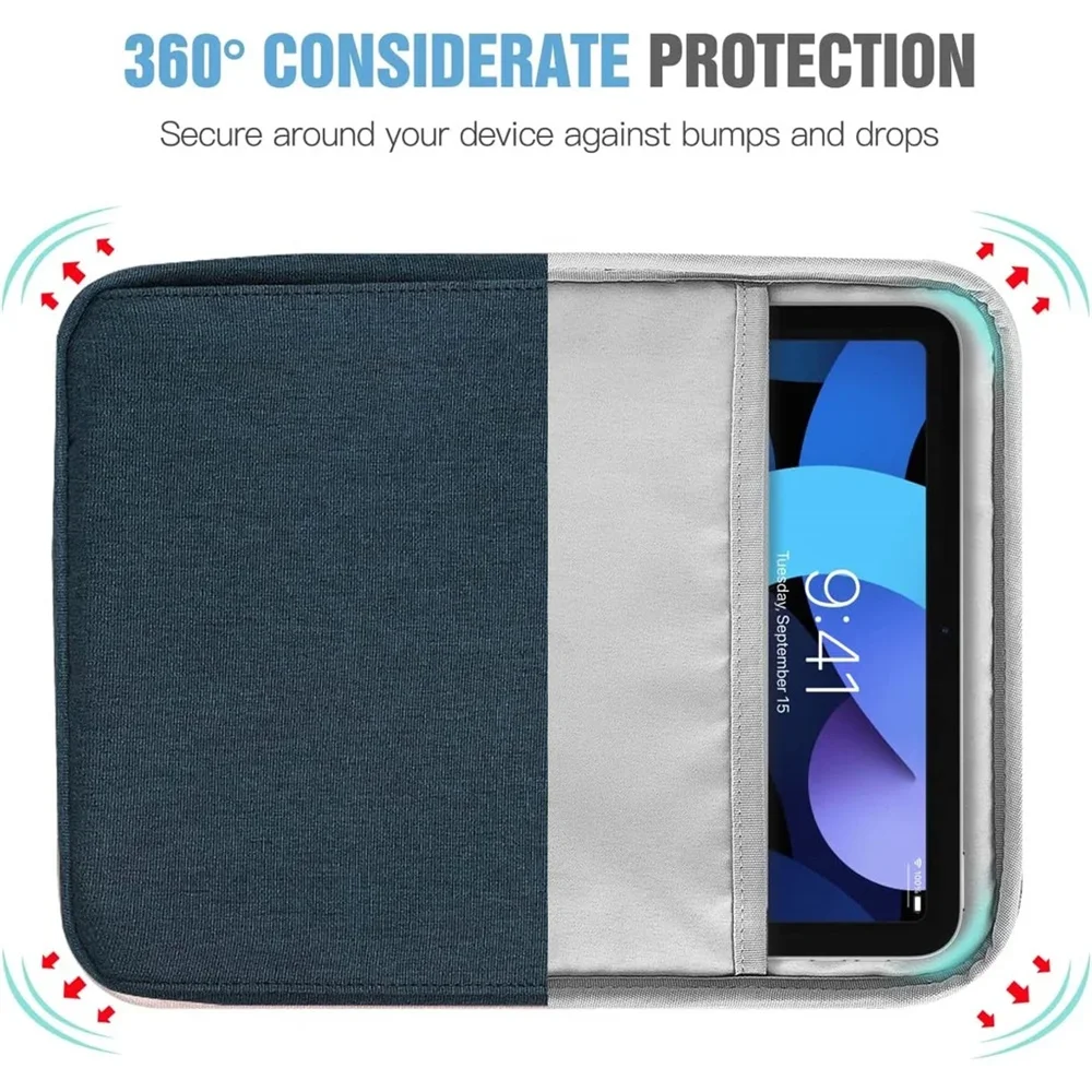 Tablet Sleeve Bag For iPad Samsung Galaxy Tab Case Shockproof Cover For Xiaomi Redmi Pad Case Tablet Shoulder Bag Carrying Case