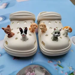 New Hot sales DIY Cute Small animals Resin Shoe Charms Decoration For Child Clogs DIY Parts Womens Slippers Shoes Accessories