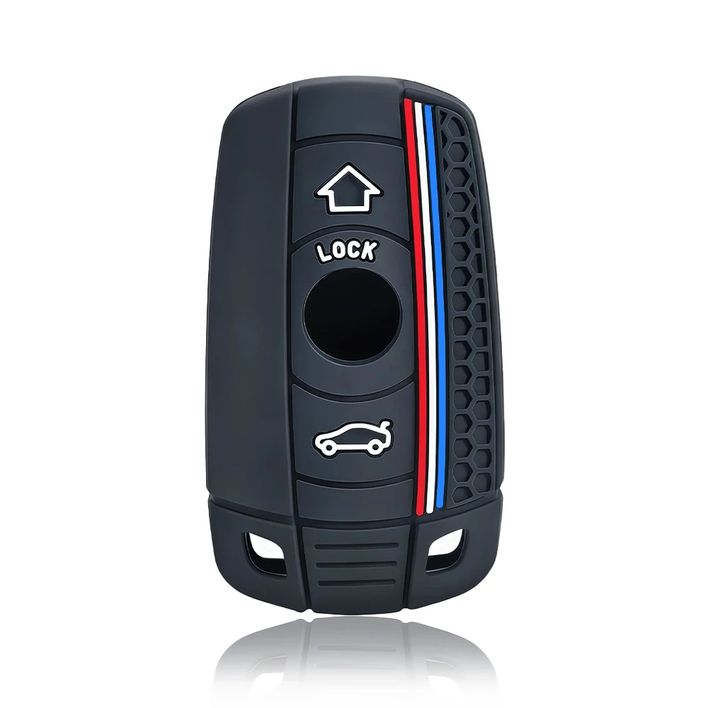 Silicone Car Key Case Key Chain For BMW E60 E61 E70 E81 E87 E90 E91 E92 X1 X5 X3 1 3 5 6 Series Z4 Keychain Accessories