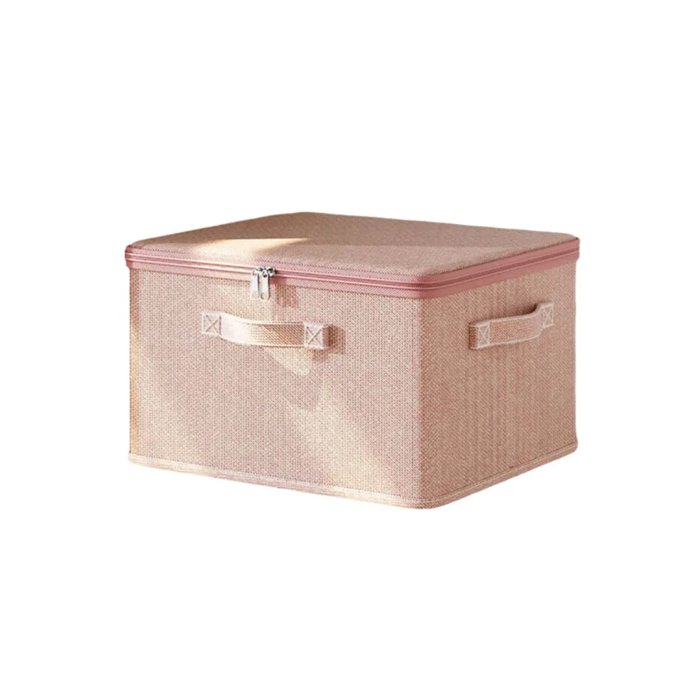 

Large Capacity Clothes Quilt Storage Bag Dustproof Stackable Closet Clothes Storage Bins Foldable with Zipper Wardrobe Organizer