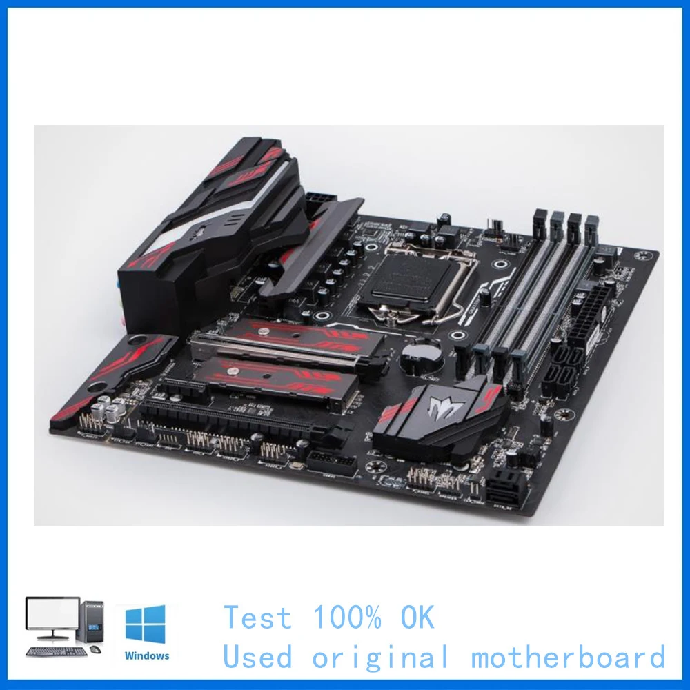 Imagem -02 - Usado para Intel B360 Lga 1151 Cpu para Galax B360 B360 Gamer Wifi Placa-mãe do Computador Soquete Lga1151 Ddr4 64g Desktop Mainboard