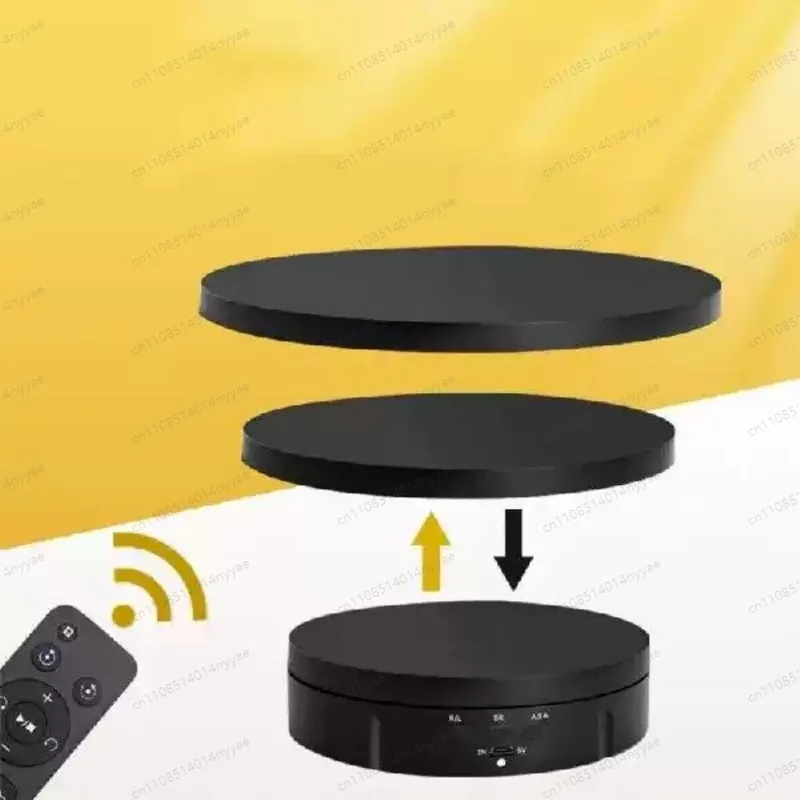 3 in 1 Electric Rotating Display Stand 360 Degree USB/Battery Turntable Holder Jewelry Display Stand Base for Photography Shoot