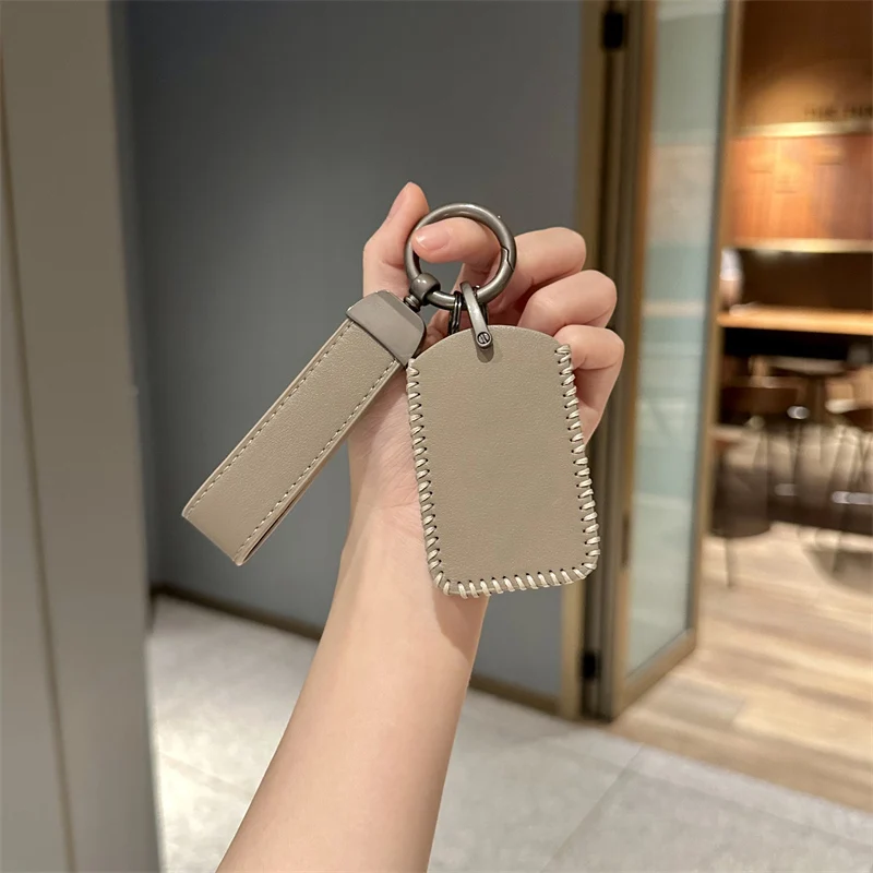 

Leather Car Smart Key Case Cover Shell Keychain For Volvo XC60 XC40 XC90 S90 V60 S60 V90 C40 Polestar 1 Polestar 2 Car Key Bag