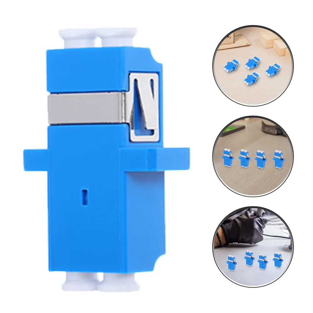 10Pcs Optical Fiber Adapter Lc Duplex Single Mode High-Density Cabling Network Patch Panel Server Rack Stable Signal