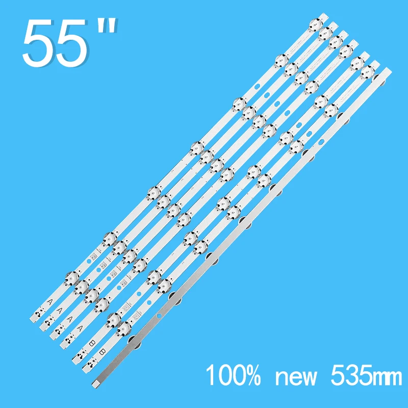 4A+3B  533mm VESTEL 55 inch (7+8 lights)  For 55 