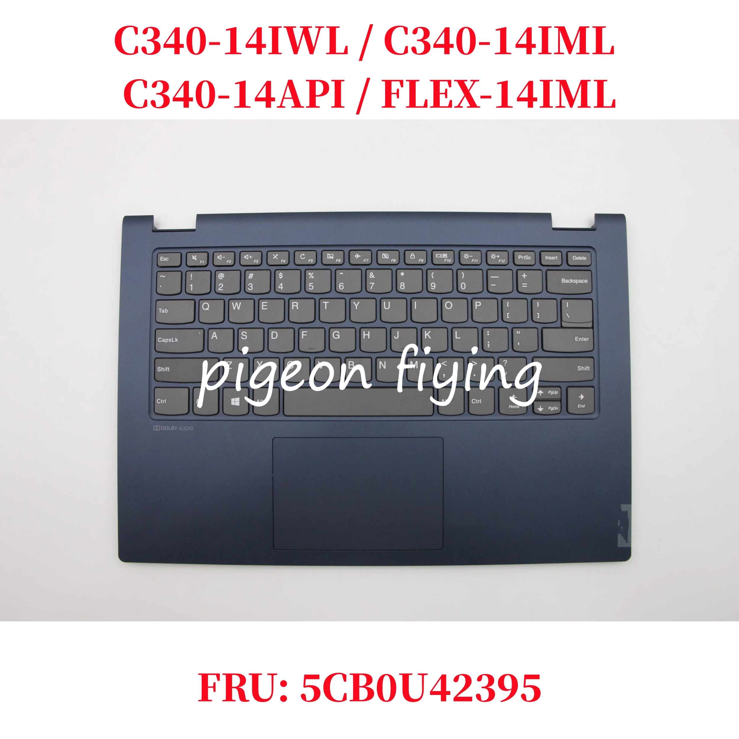 For Lenovo C340-14IWL C340-14IML C340-14API FLEX-14IML Notebook Computer Keyboard FRU: 5CB0U42395