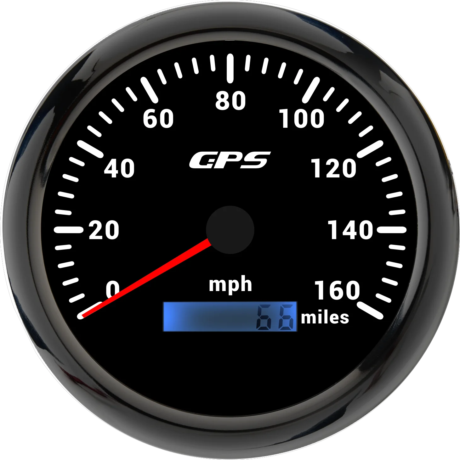 

4-3/8 "спидометр 110 мм, измеритель скорости 12 В 24 В с 7-цветной подсветкой, 0-160 МГц, 0-80 МГц, ЖК-дисплей, одометр для автомобиля, грузовика, лодки, двигателя