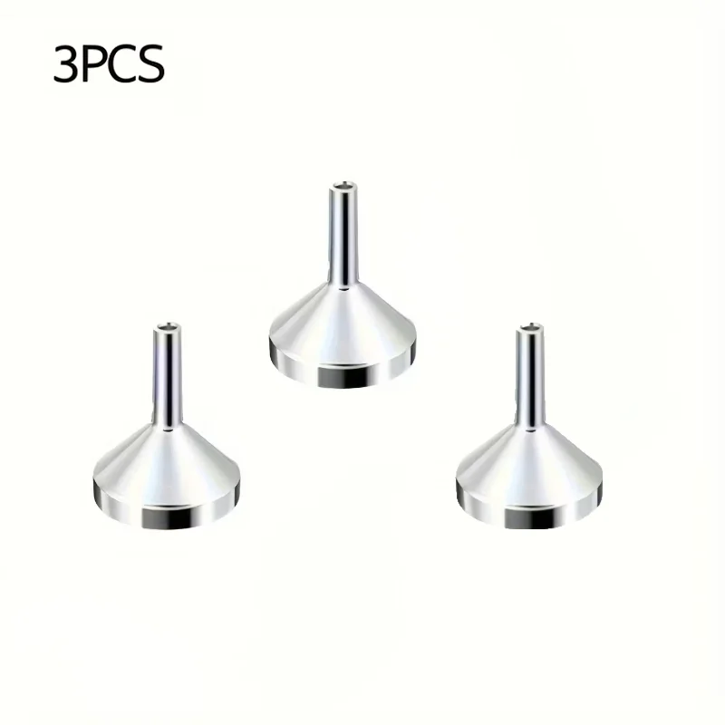 1/3/5 stuks Speciale metalen trechter en rietje voor parfum en etherische olie, handig voor het doseren en toevoegen van verschillende vloeistoffen