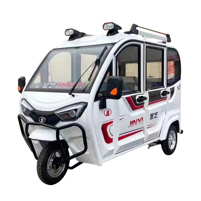 

battery tricycle new energy passenger and cargo stalls Passenger-cargo electric car passenger-cargo electric tricycle with shed