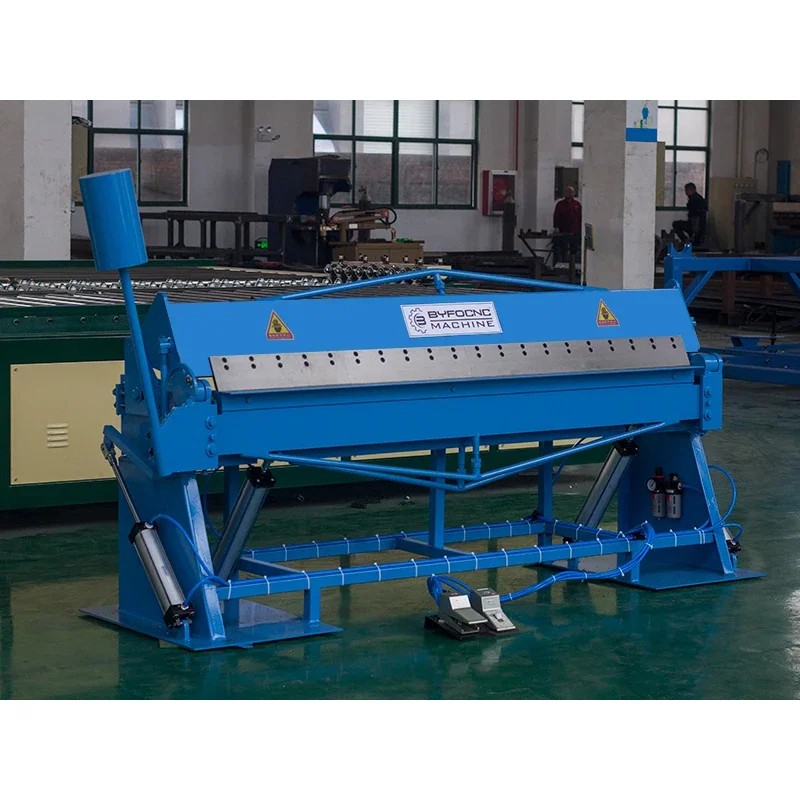 Duct forming making pneumatic flange folding machine air pipe forming machines steel metal bender plate folding machinery