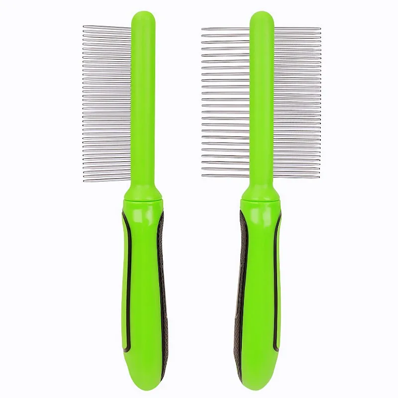 

Dog Comb Double Sided Dogs Brush Pet Hair Remover Dog Grooming Dense Tooth for Cat Hair Cleaning Massage Dogs Brush Pet Supplies