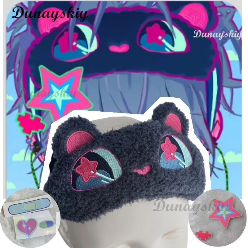 

Alien Stage Till Косплэй маска для глаз спальная маска серебристо-серые волосы унисекс комплект для аниме сценическое шоу мужчины