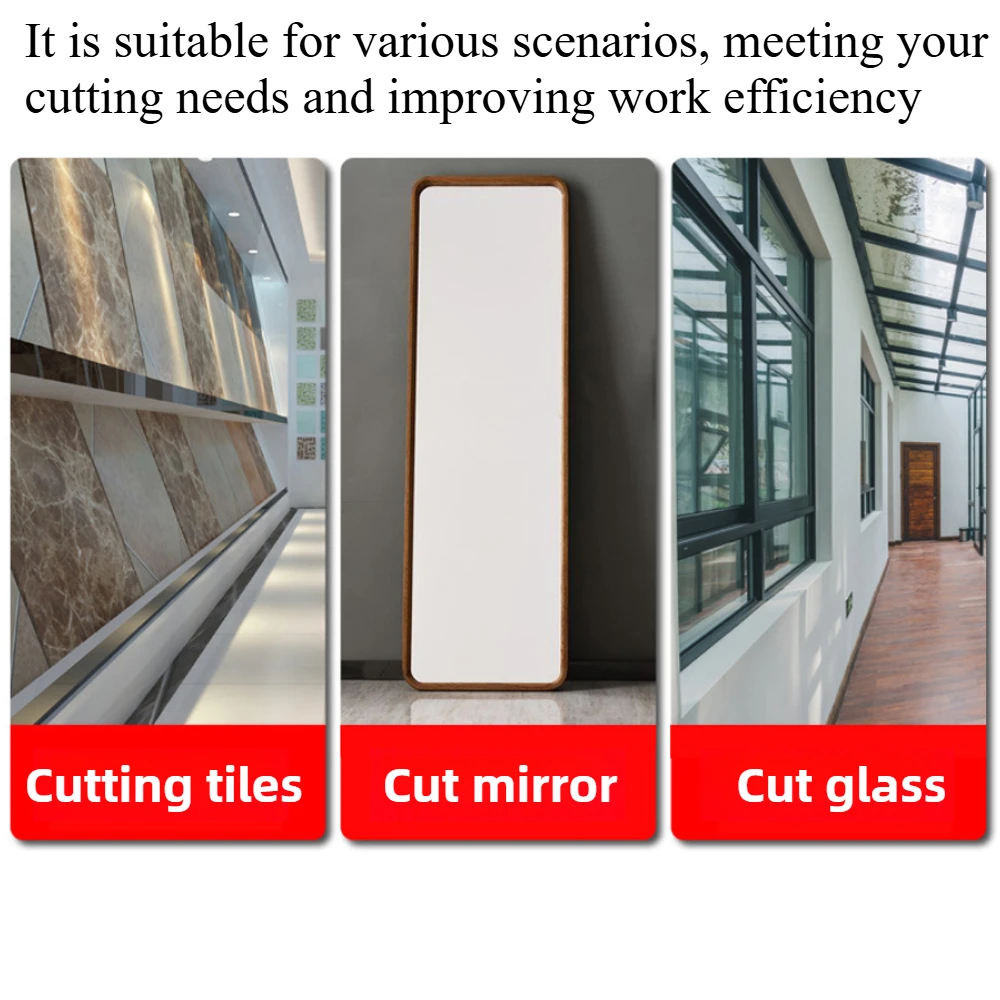 2 in 1 Glass Ceramic Tile Cutter with Knife Wheel Diamond Roller Cutter Cutting Machine Opener Breaker Tools Accessories