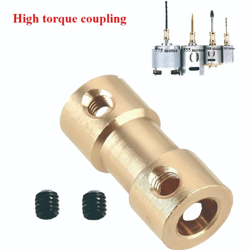 

2/2.3/3/3.17/4/5/6mm N20 Motor Shaft Coupling Coupler Connector Sleeve Adapter Brass Transmission Joint for RC Boat Car Airplane