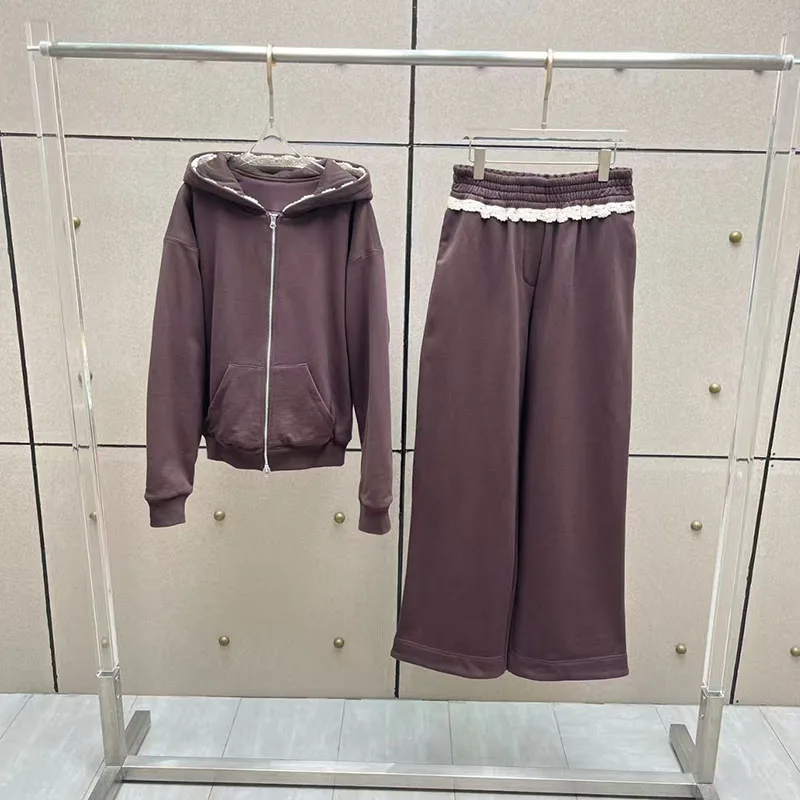 Damska bluza z kapturem, zapinana na podwójny zamek, patchworkowa, stylowa, ciepła, casualowa kurtka pikowana, bluza z kapturem, jesień, nowość, 2025, kurtka, y2k