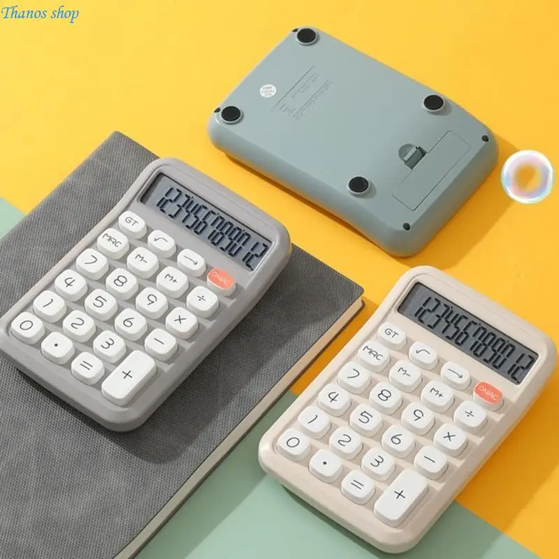 Fun and Functional 12Digit Calculator with Ergonomic Design Calculator for Accurate Input Work Easy to Use Calculator X37A