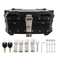 Motorcycle Luggage Box with Removable Base and Liner 28L Large Capacity Shockproof