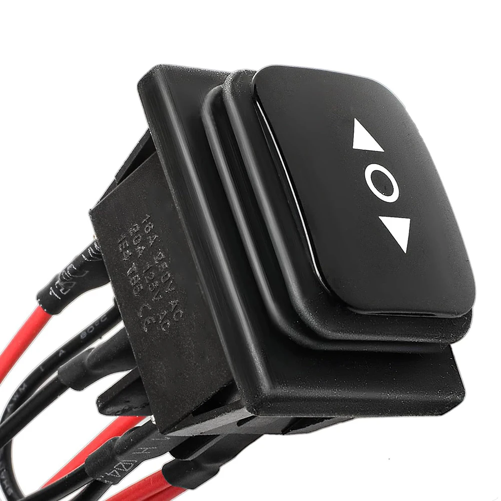 Control Switch Black DC Motor Control Switch 12V 24V 220V Compatible Adaptable For Motors Automatic Reset Function