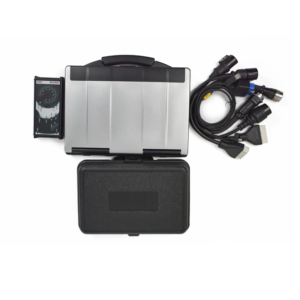 ECI NEW easy 18.1 For IVECO ELTRAC EASY diagnostic kit for IVECO truck euro5 euro6 construction diagnostic tool+cf53 laptop