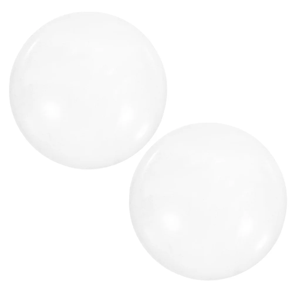 2 pçs peso de papel de vidro em forma de cúpula claro para caligrafia prática pintura escrita caligrafia chinesa fornecimento papel