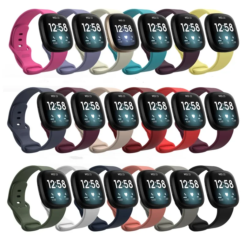 

Waterproof Sports Silicone Smart Watch Replacement Wristband for Fitbit Versa4/3/2