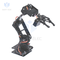 6 DOF Robotic Arm Kit Programming Robot Arm with Open Source Code and Tutorial Education DIY Kit Servo Not Included