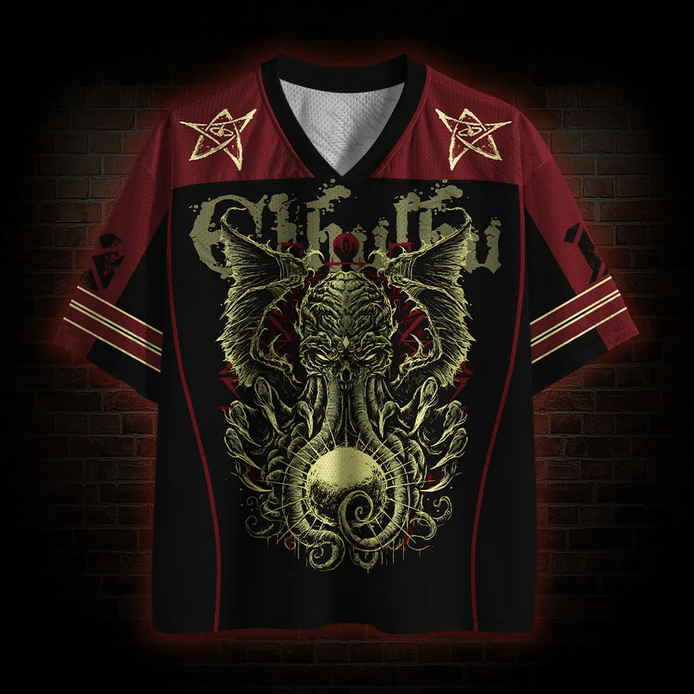 2026 New Movie Sports Fashion Adult and Children's Short Sleeve V-neck Street Eye Clothing Gothic Style Horror Fans Gift