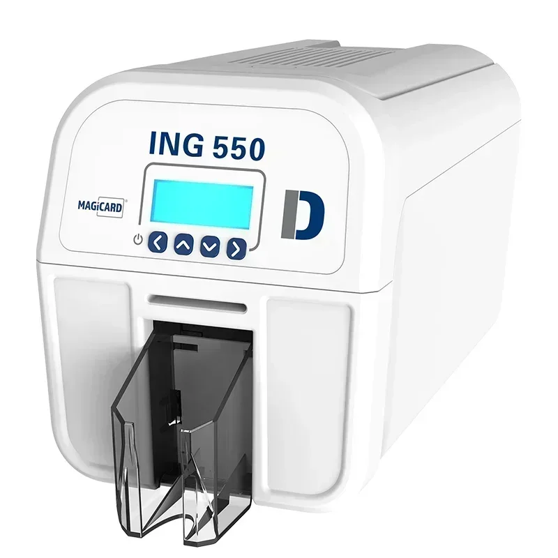 

In stock Style Double-sided Hologram Watermarks Function Pvc Id Card Printer That Prints Member Employee Business Cards